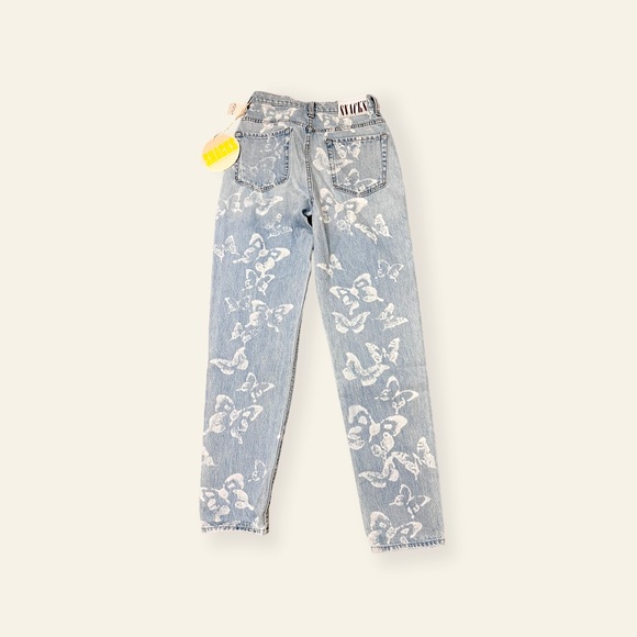 MOTHER SNACKS! High Waisted Twizzy Skimp Bread & Butterfly 🦋 Size 27 NWT - Picture 2 of 8